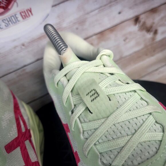 Asics dynablast 3 Women's Size 9.5 Green White Athletic Running Training Shoes - Picture 7 of 13